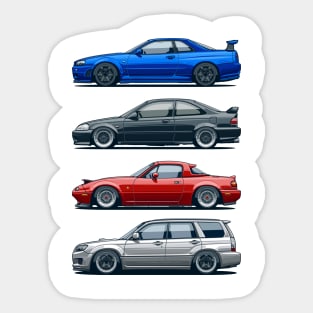 JDM legends Sticker